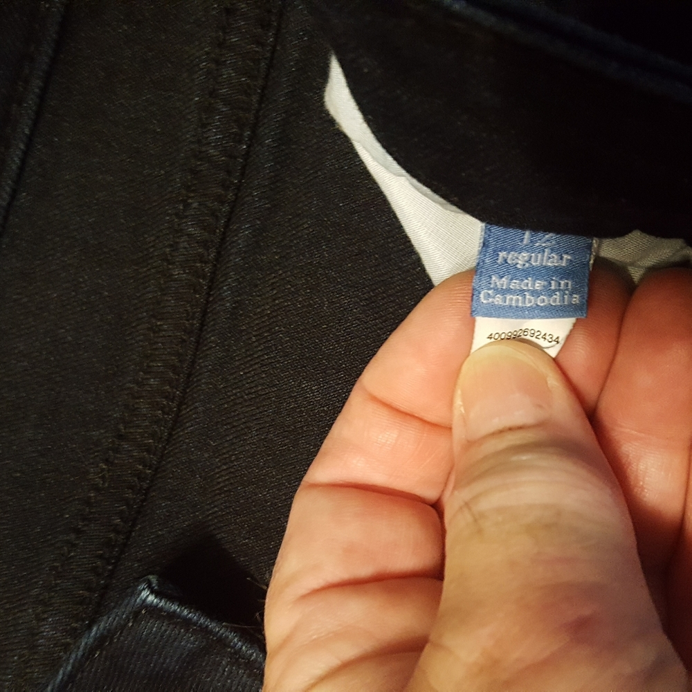 Simply Vera Wang navy blue skinny jeans! - Picture 3 of 4